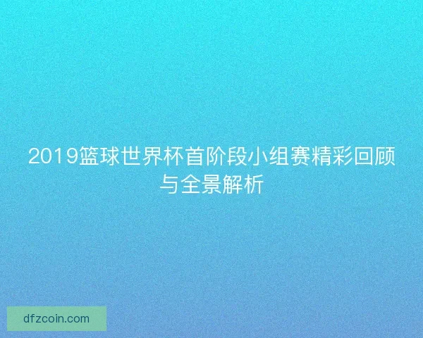 2019篮球世界杯首阶段小组赛精彩回顾与全景解析